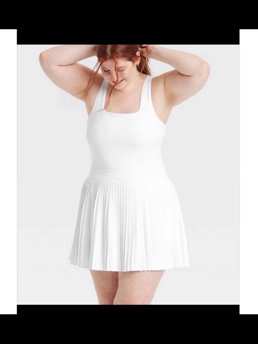 all in motion White Pleated Skort